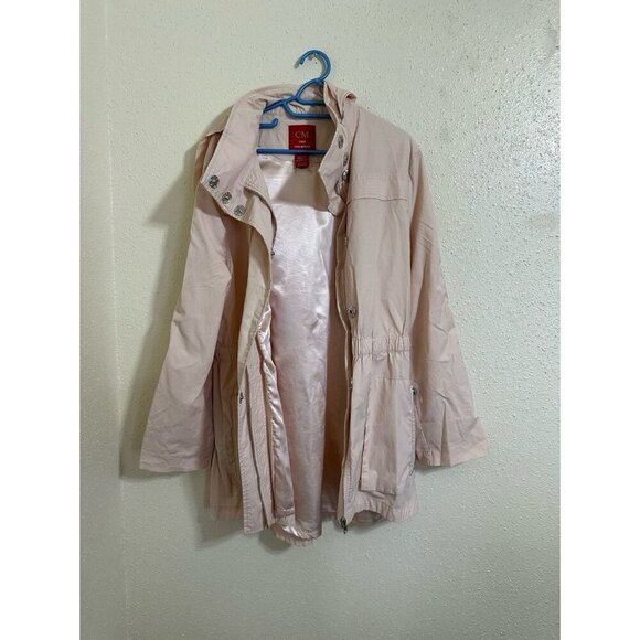Ciao Milano Women’s Tess Water Resistant Jacket in Blush Pink Size S - Picture 8 of 9